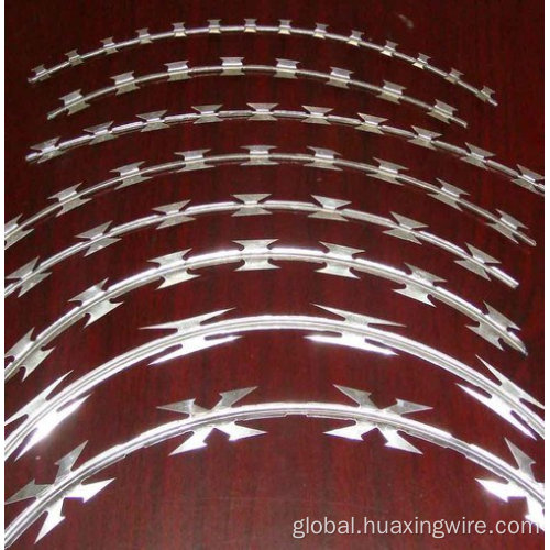 Galvanized Concertina Wire Galvanized razor concertina netting Supplier